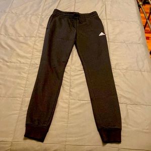 Black adidas joggers
